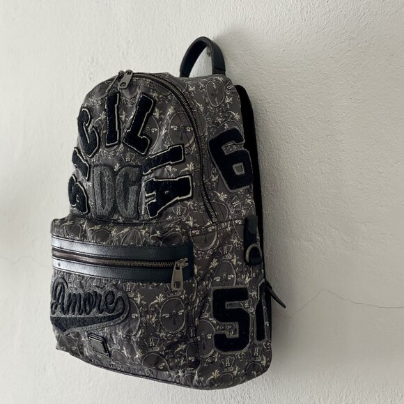 Dolce and Gabbana Sicilia Amore Patch Crown Bee Backpack (RARE-Runway Piece) - Picture 4 of 14